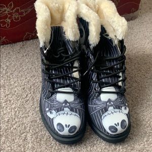 Jack skeleton comfy boots